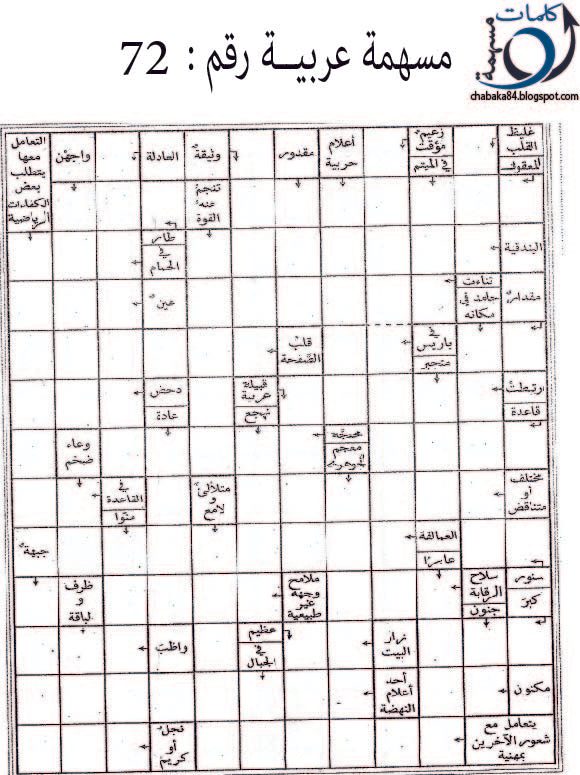 شبكة المسهمة العربية رقم 71